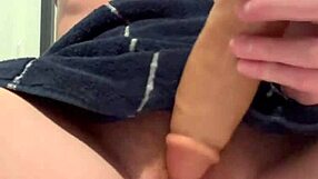 Scarlet Skips Bathroom For Bedroom Cum Dripping Mess