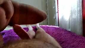 look at my whore wife aimee's big tits bounce in pov cowgirl blowjob closeups!