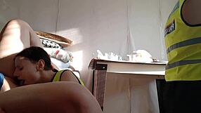 hot police lesbians lick cunts to orgasm in steamy threesome!!