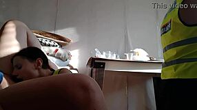 hot police lesbians lick cunts to orgasm in steamy threesome!!