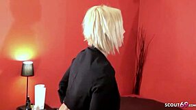 german stepsister fucked hard by brother-in-law before wedding in stockings