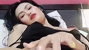 Thaitwentybabe Fingers Juicy Pussy Closeup After Painting Nails