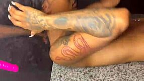 Petite ebony lesbians renity love and majesty strap on nasty fun!