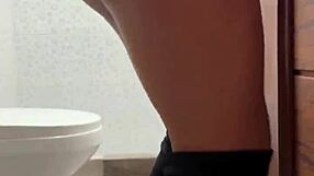 i catch my stepsister cleaning in sexy lingerie every time