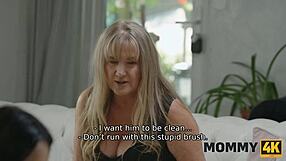 stepmommy's lactating tits tempt milking for sneaky taboo sex