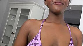 hot big tits african teen liyana's amateur casting turns into hardcore pussy pounding
