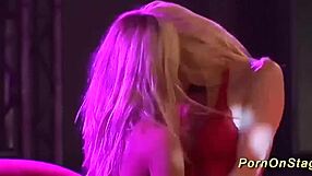 Wild Lesbians Lick in Public Orgy!