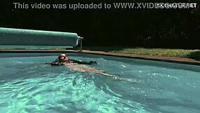 whoa, check out this super hot skinny hungarian lana swimming poolside... juicy petite ass!