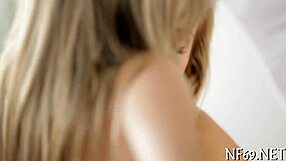 Shy Teen's First Rough Orgasms Shake Her Shaved Pussy