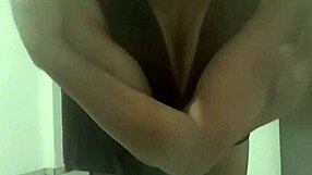 Amateur Latina dances seductively before lesbian toy play with dildo grinding!