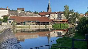i sneak under the club desk for my first waitress gig tonight