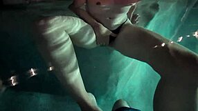 Late Night HORNY GIRLFRIEND Fingers Petite Pussy to ORGASM by Pool