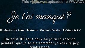 French Girl Commands Your Jerk-Off with Pegging Tease in Emotional Audio