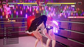 Lesbian battle fingering pussy licking masturbation bdsm action
