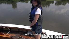 shara jones gets picked up for wet public kitchen foot sex