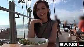 skinny teen ariel grace dares public bathroom fuck?