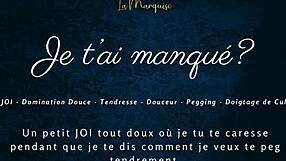 French Girl Commands Your Jerk-Off with Pegging Tease in Emotional Audio