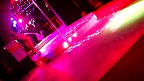 what happens when the german blonde's clothes rip off at the bar?