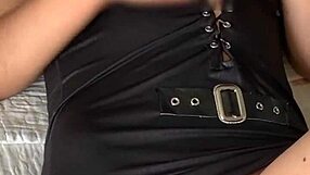 cute argentinian 18yo latina babe fingers pussy outdoors public before husband cums