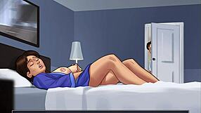 i'm playing summertime saga debbie scene... so hot n steamy 😵‍💫