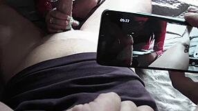 milf in latex suit deepthroats huge cock for cum swallow