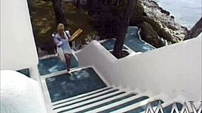 wanna see this retro blondie gag on monster cock before facial cumshot?