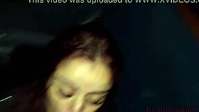 cuckold takes wife to porn cinema for stranger fucking handjob cum in mouth