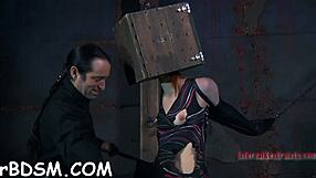 slamming rough cock deep into babe's tight wet slit