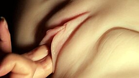 Practice Gouging This Fuck Doll's Shaved Pussy Close-Up with Double Toys and Fingering