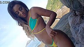 ebony crossdresser gives her big ass to bbc on beach pov doggystyle anal riding rimjob