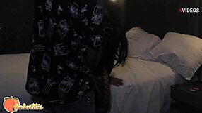 Shy latina teen passes casting interview sucking big cock then rides rough doggystyle