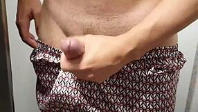 macho spots her panty flash in kitchen and rams his cock deep