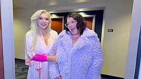 desperate big booty step sisters luna lark and adaline star strip and spread for free stay