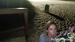 i spot hot african slut on beach and bend her over for nighttime pounding