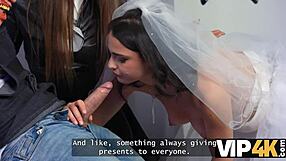 Pre-Wedding Bride Worships Monster Cock in Fetish Funhouse Cuckold Play