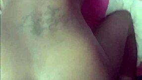 ebony employee kneels sucking boss cock before doggystyle pounding