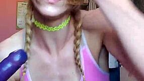 Vanessa Hastings Gags on Dildo with Messy Spit Face Choking