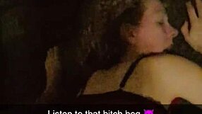 Roommate's Girlfriend Bent Over Rough Fucked Doggystyle Snapchat
