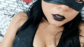 Superheroine Lingerie Model Flashes Sensual Poses Live for Sugar Daddy's Exhibitionist Thrill!