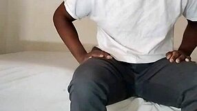 myself taking thick anal cock dressed in christmas wrestling colors for new years fun