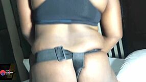 Two african lesbians lick wet pussies rip clothes toy fuck fantasy!!