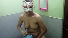 Steamy Winter Shower Teases Naked Indian Curves