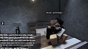 shy roblox girl gets so horny she turns total slut