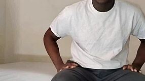 myself taking thick anal cock dressed in christmas wrestling colors for new years fun