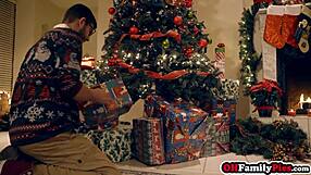 I used a dildo first then angel and I fucked kenzie reeves on christmas night