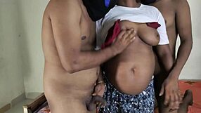 bangladeshi aunty joins threesome riding cowgirl and doggystyle