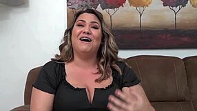 Ash Lauren's PAWG BBW Chokes on BBC in Doggystyle First Shoot!