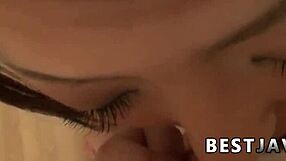 WOW! YUI NANASE FLASHES HAIRY TEEN PUSSY LIPS THROATING LOLLY!