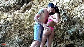 we hit the beach for a quick rough fuck with busty susy gala