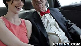 old dude bangs naughty teen with big tits cowgirl style!